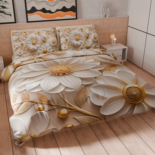 Copripiumino Matrimoniale, Singolo, Una Piazza e Mezza, Floreale 05-13