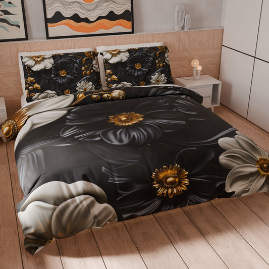 Copripiumino Matrimoniale, Singolo, Una Piazza e Mezza, Floreale 05-6