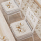 Coprisedia con Elastico Fiocco Beige | Stampa Digitale 4K | Set 2 o 6 Pz