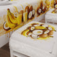 Coprisedia con Elastico Fruit Beige Cocco Banana | Stampa 4K | 2 o 6 Pz