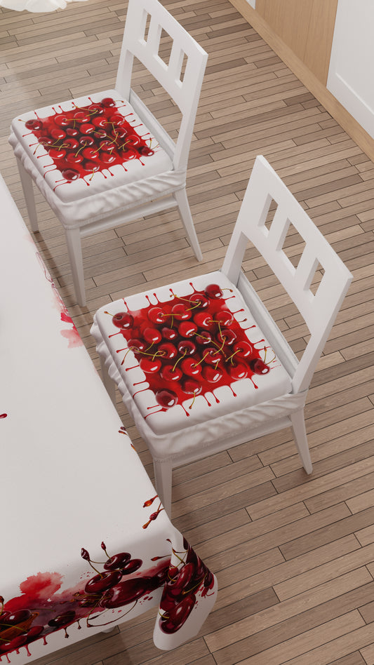 Coprisedia con Elastico Fruit Bordeaux Ciliegia | Stampa 4K | 2 o 6 Pz
