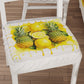 Coprisedia con Elastico Fruit Giallo Limone Ananas | Stampa 4K | 2 o 6 Pz