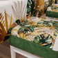 Coprisedia con Elastico Tropical-04 Verde | Stampa 4K | Set 2 o 6 Pz