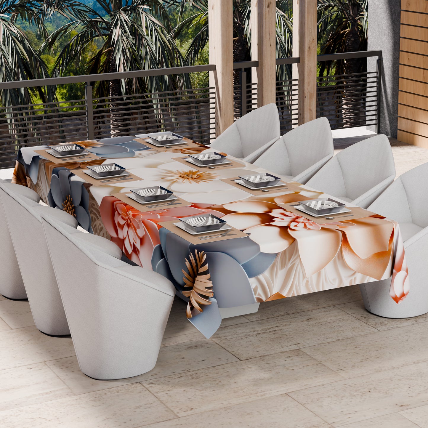 Copriletto Estivo, Coperta Leggera, Lenzuola Copriletto Floreale 05-1