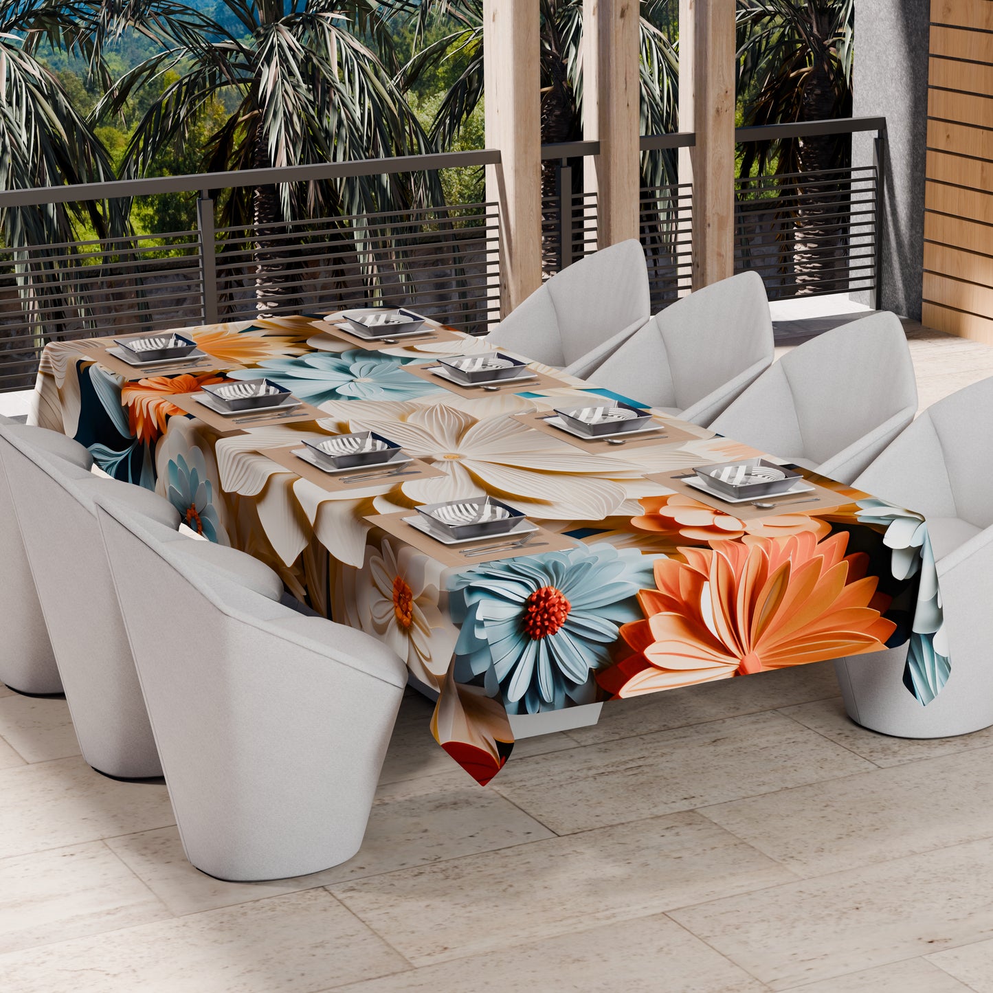 Copriletto Estivo, Coperta Leggera, Lenzuola Copriletto Floreale 05-5