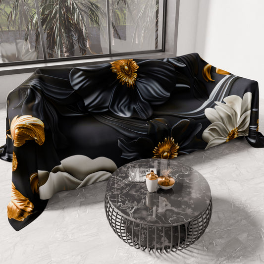 Telo Arredo Copridivano, Copriletto, Copritavolo e Copritutto in Microfibra | Fantasia Floreale 05-6