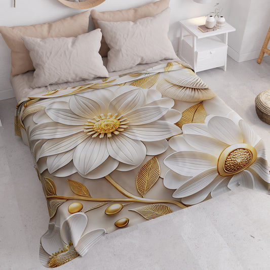 Couvre-lit d'été, Couverture légère, Draps couvre-lit floral 05-13