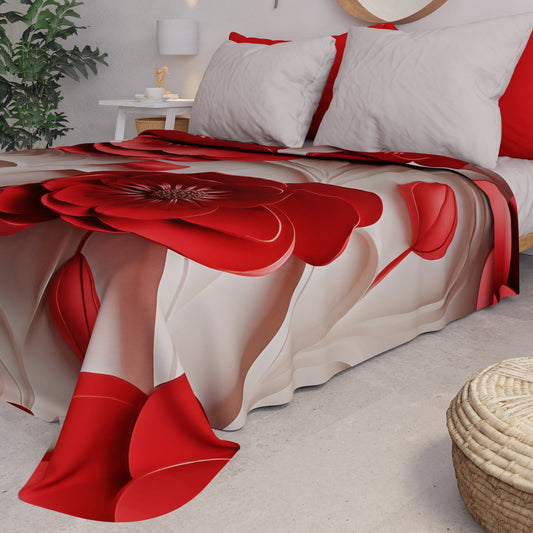 Copriletto Estivo, Coperta Leggera, Lenzuola Copriletto Floreale 05-14