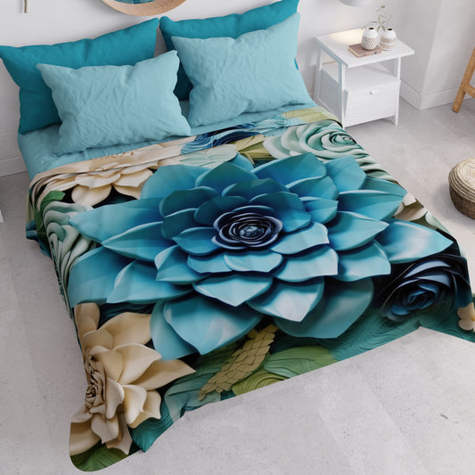 Couvre-lit d'été, Couverture légère, Draps couvre-lit floral 05-15