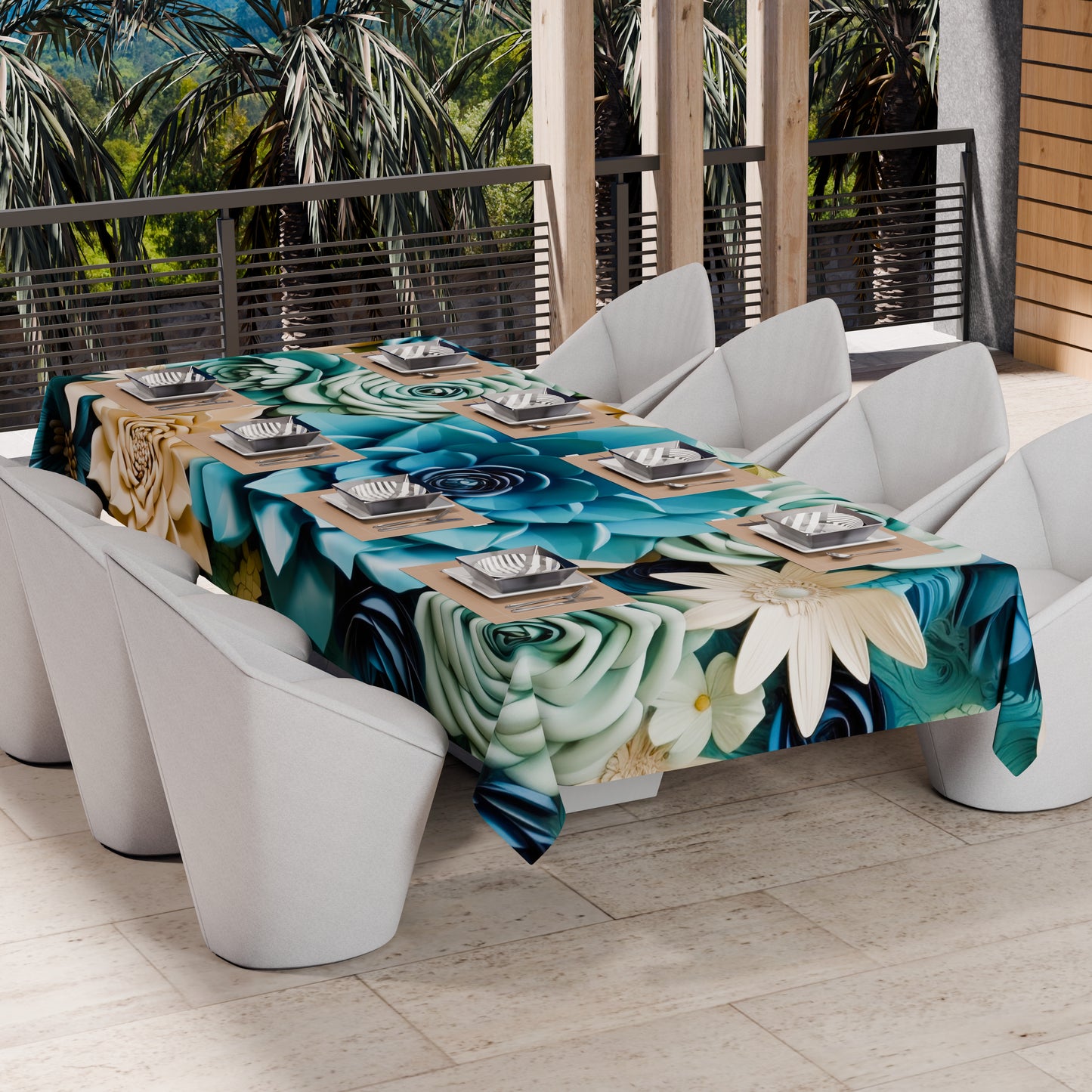 Copriletto Estivo, Coperta Leggera, Lenzuola Copriletto Floreale 05-15