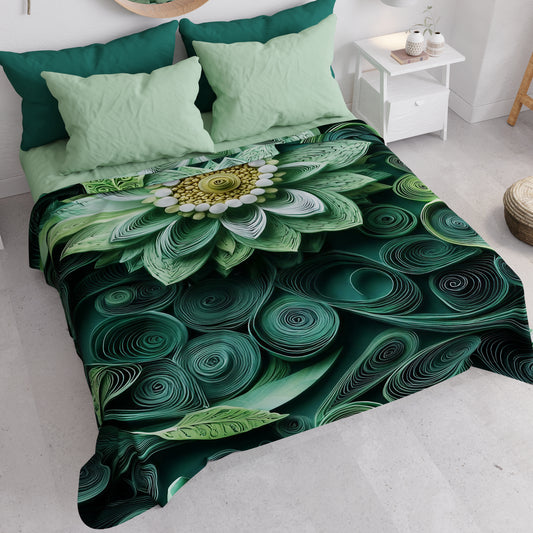 Couvre-lit d'été, Couverture légère, Draps couvre-lit floral 05-22