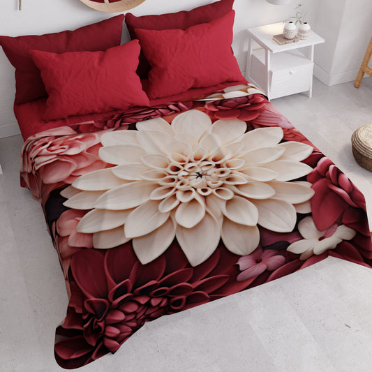 Couvre-lit d'été, Couverture légère, Draps couvre-lit floral 05-24