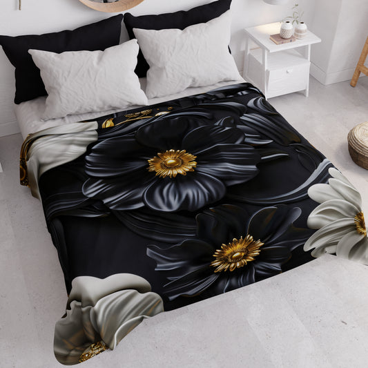 Boutis d'Été, Couverture Légère, Draps Boutis à Motif Floral 05-6