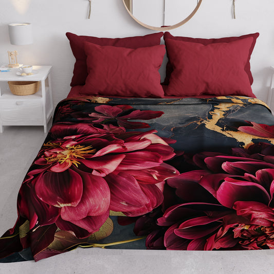 Copriletto Estivo, Coperta Leggera, Lenzuola Copriletto Floreale 06-16