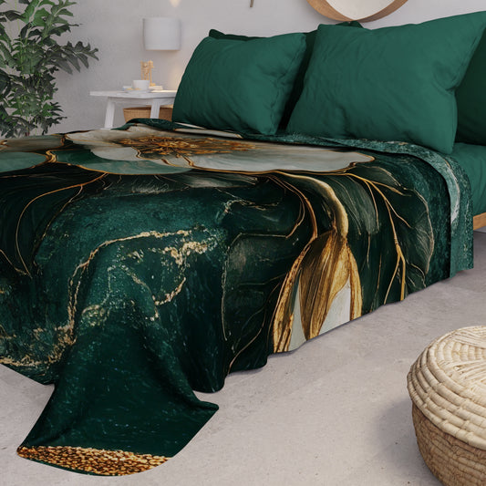 Copriletto Estivo, Coperta Leggera, Lenzuola Copriletto Floreale 06-19