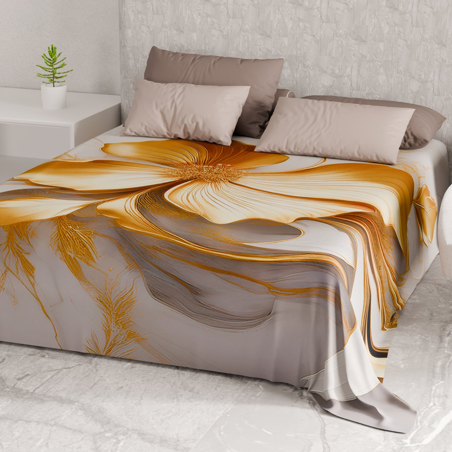 Telo Arredo Copridivano, Copriletto, Copritavolo e Copritutto in Microfibra | Fantasia Floreale 06-20