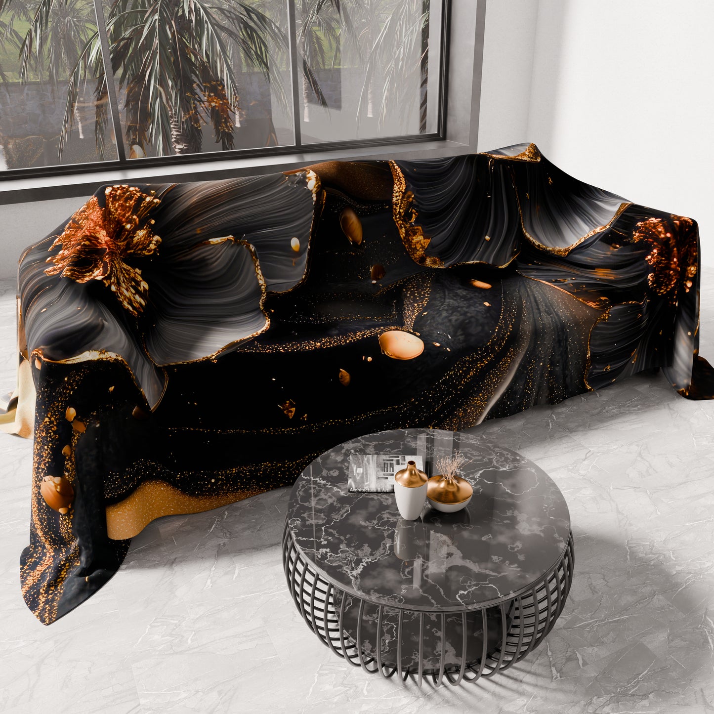 Copriletto Estivo, Coperta Leggera, Lenzuola Copriletto Floreale 06-22