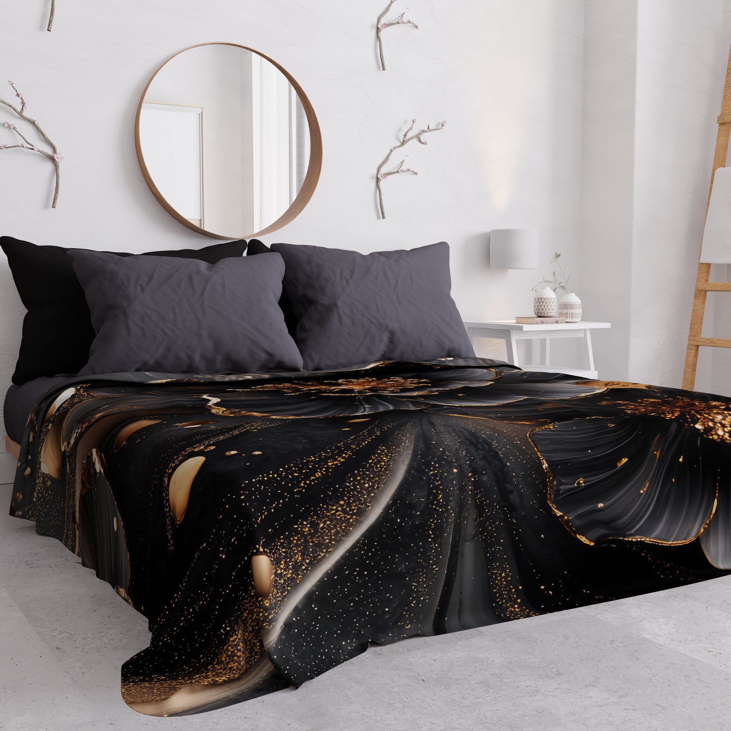 Copriletto Estivo, Coperta Leggera, Lenzuola Copriletto Floreale 06-22