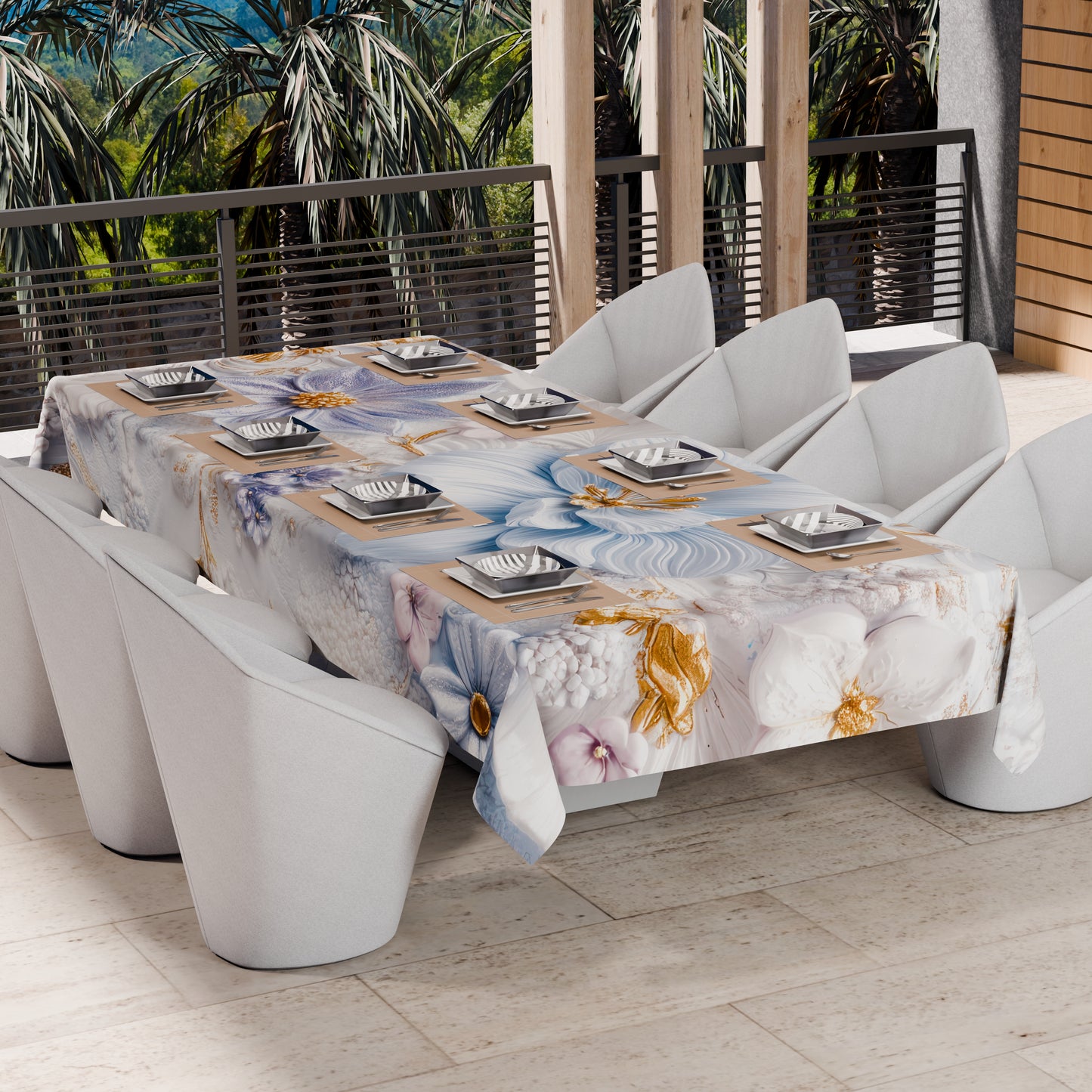 Copriletto Estivo, Coperta Leggera, Lenzuola Copriletto Floreale 06-4