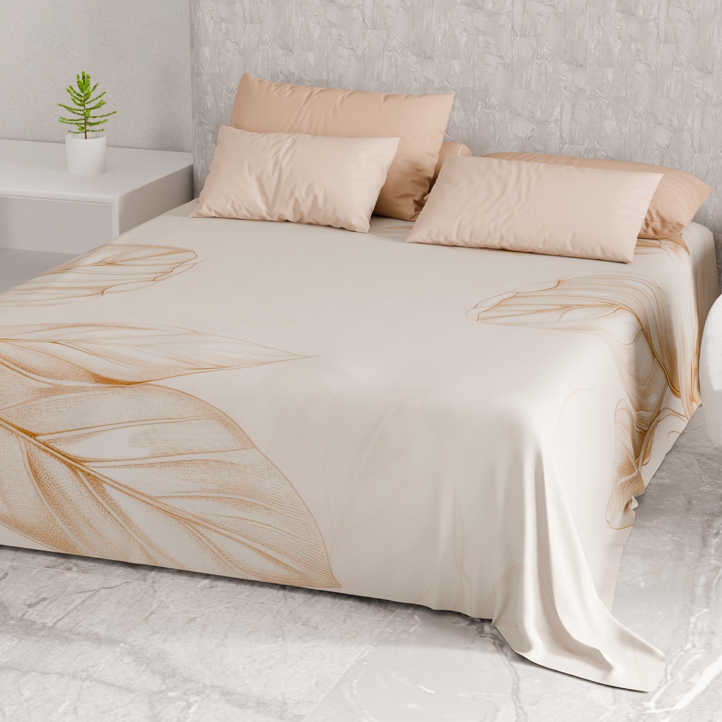 Telo Arredo Copridivano, Copriletto, Copritavolo e Copritutto in Microfibra | Fantasia Floreale F150