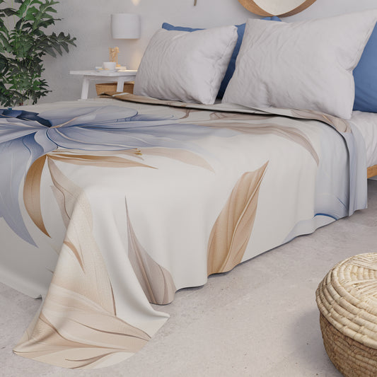 Couvre-lit d'été, Couverture légère, Draps couvre-lit Floral F164