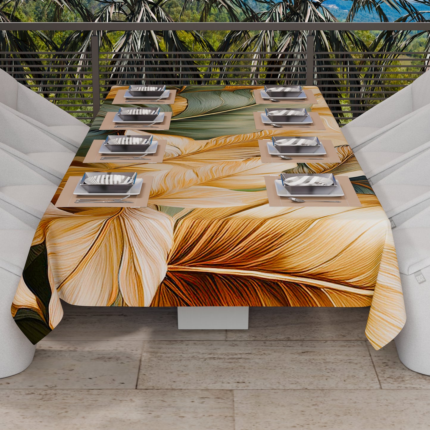 Telo Arredo Copridivano, Copriletto, Copritavolo e Copritutto in Microfibra | Fantasia Floreale F165