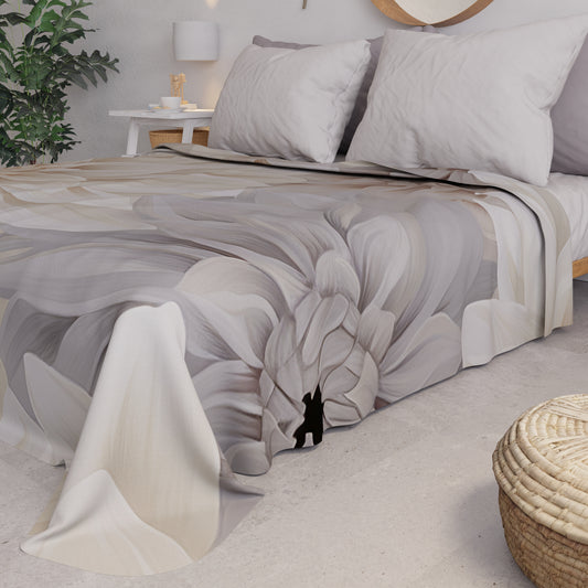 Copriletto Estivo, Coperta Leggera, Lenzuola Copriletto Floreale F25
