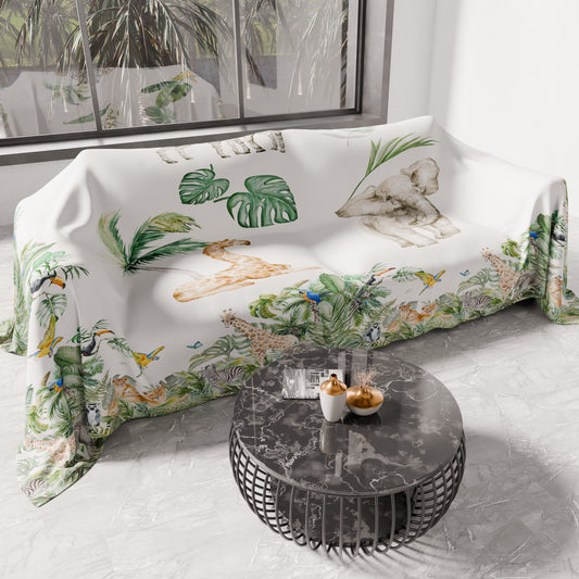 Telo Arredo Copridivano, Copriletto, Copritavolo e Copritutto in Microfibra | Fantasia Animalier 03