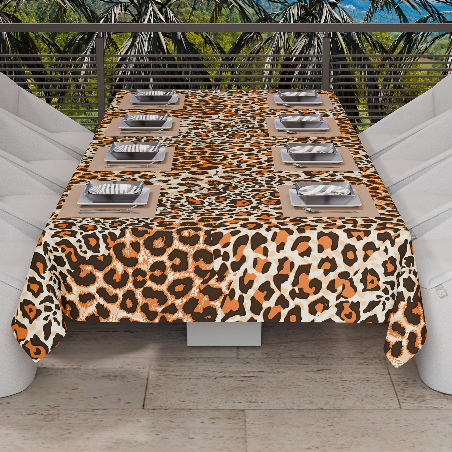 Telo Arredo Copridivano, Copriletto, Copritavolo e Copritutto in Microfibra | Fantasia Animalier 04