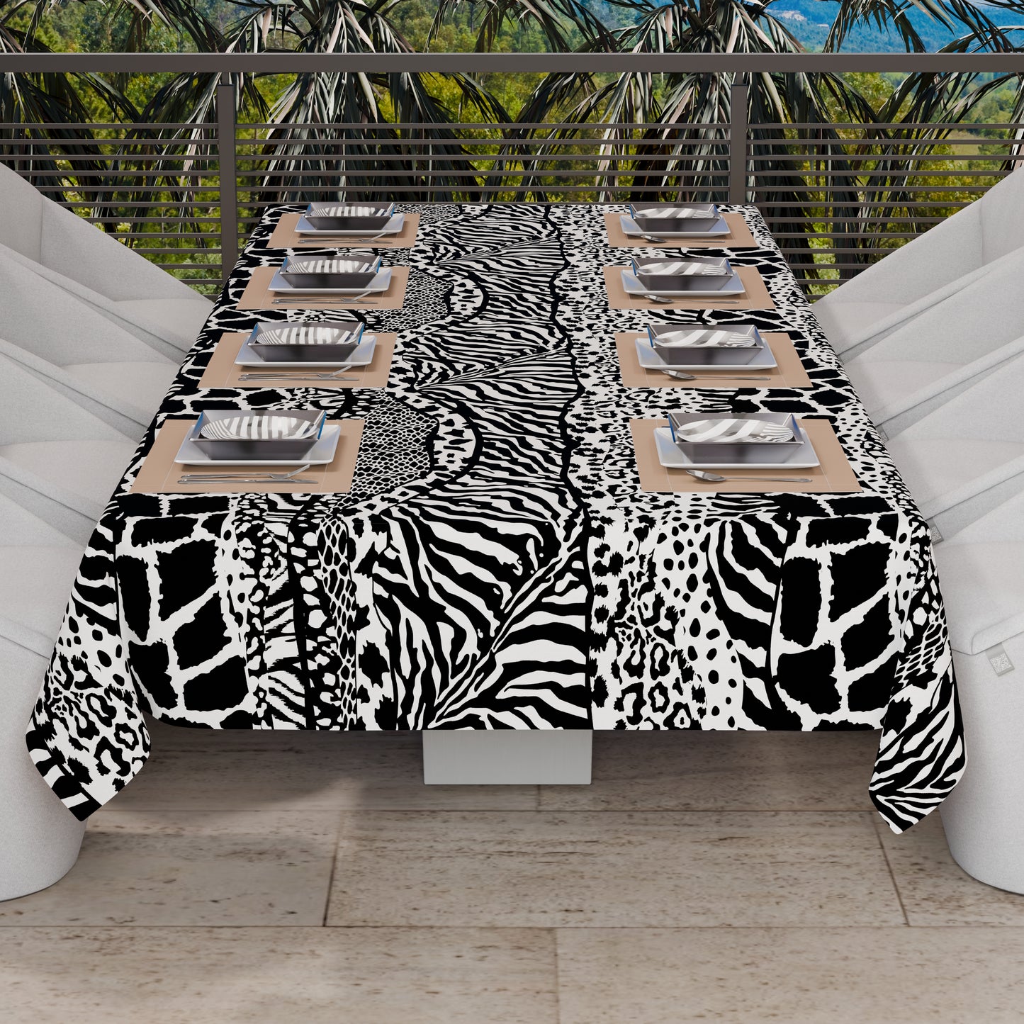 Telo Arredo Copridivano, Copriletto, Copritavolo e Copritutto in Microfibra | Fantasia Animalier 05