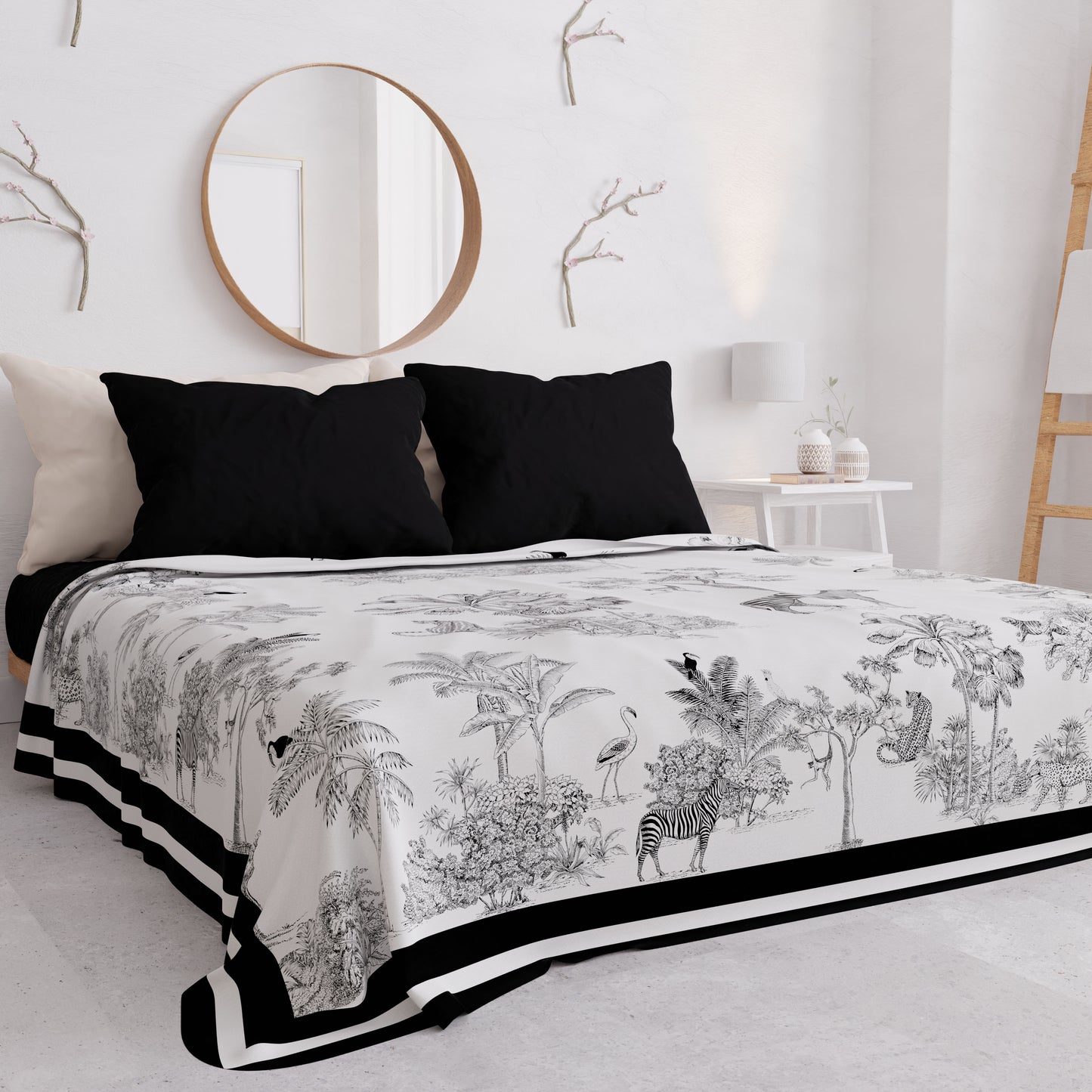 Telo Arredo Copridivano, Copriletto, Copritavolo e Copritutto in Microfibra | Fantasia Animalier 02