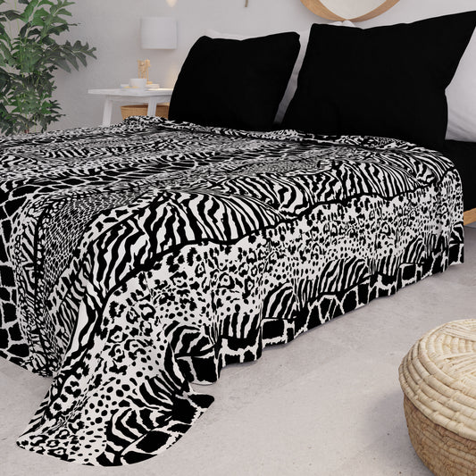 Summer Bedspread, Light Blanket, Bedspread Sheets, Zebra Animal Print