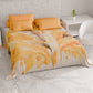 Drap housse pour canapé, couvre-lit, nappe et tout usage en microfibre | Motif Palmwater Jaune
