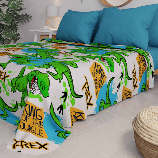 Couvre-lit d'été, Couverture légère, Draps couvre-lit T-Rex