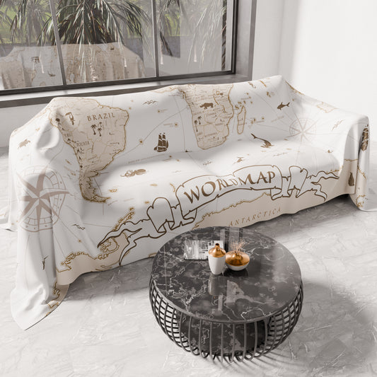 Telo Arredo Copridivano, Copriletto, Copritavolo e Copritutto in Microfibra | Fantasia World 01