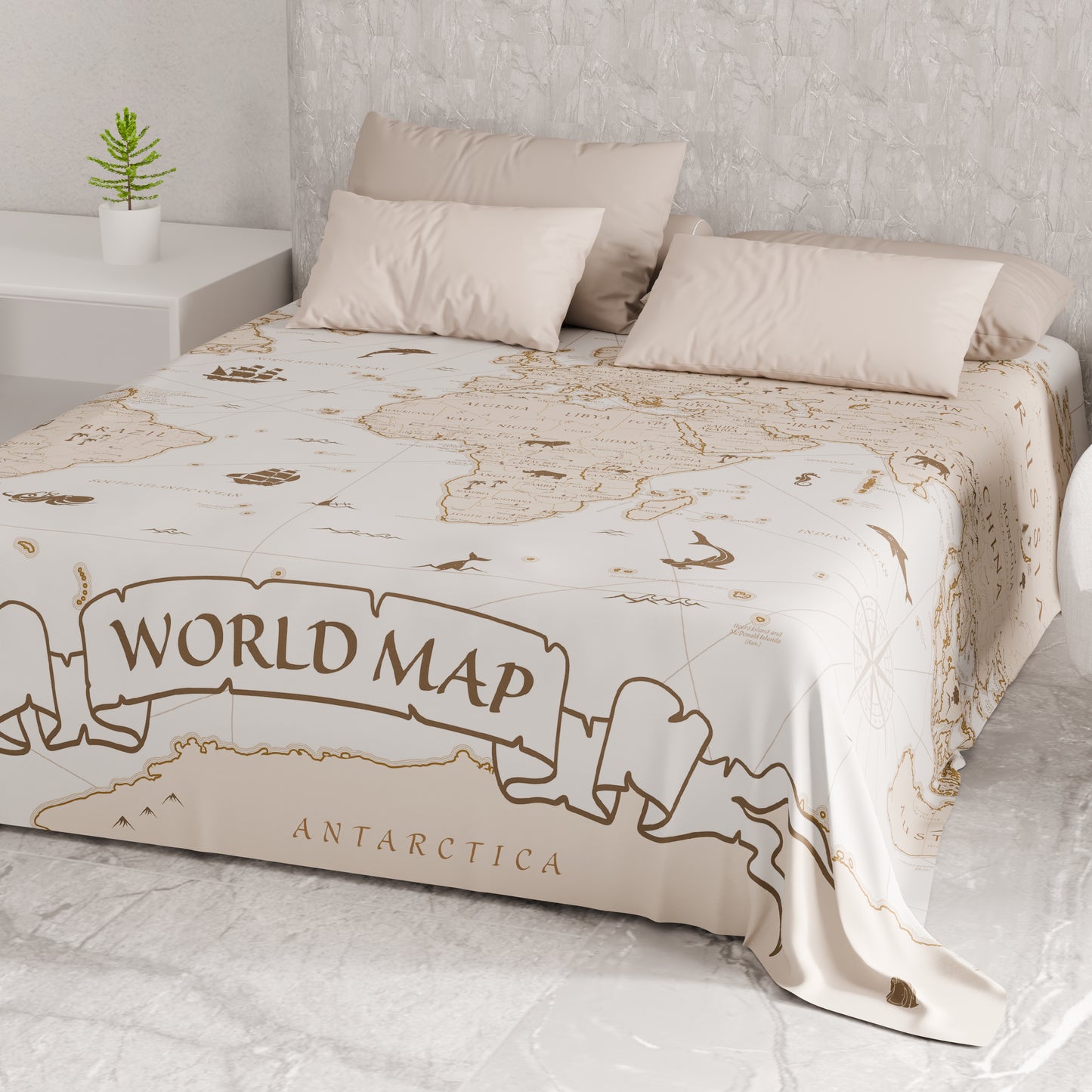 Telo Arredo Copridivano, Copriletto, Copritavolo e Copritutto in Microfibra | Fantasia World 01