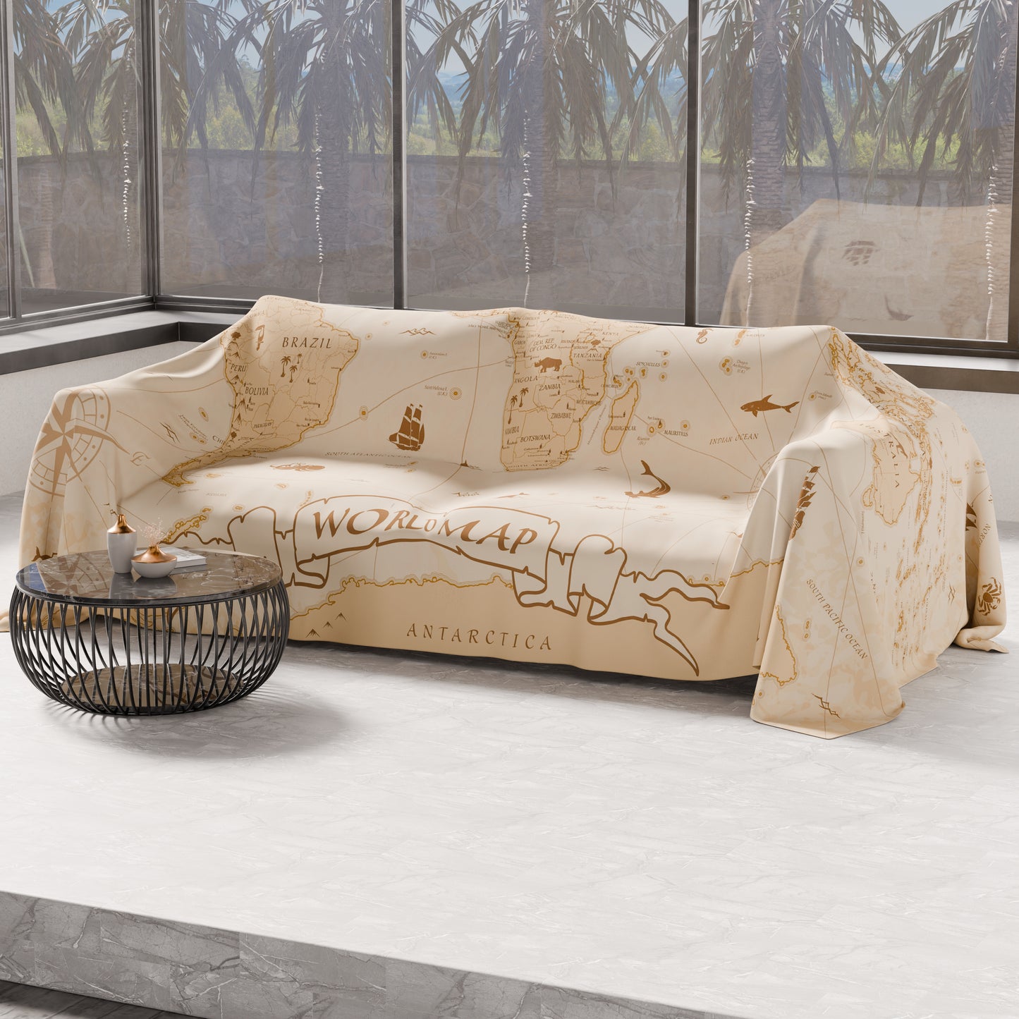 Telo Arredo Copridivano, Copriletto, Copritavolo e Copritutto in Microfibra | Fantasia World 02