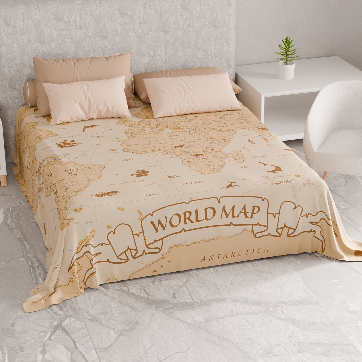 Telo Arredo Copridivano, Copriletto, Copritavolo e Copritutto in Microfibra | Fantasia World 02