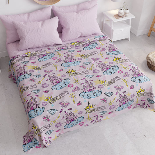 Couvre-lit d'été, Couverture légère, Draps couvre-lit Princesse