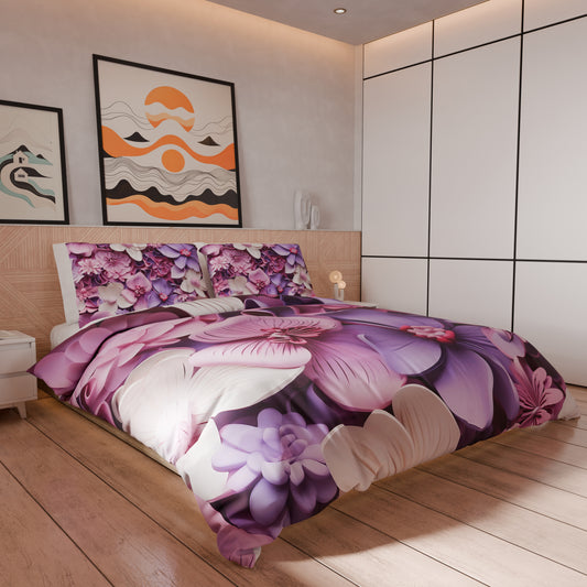 Housse de couette Double, Simple, Une place et demie, Floral 05-23