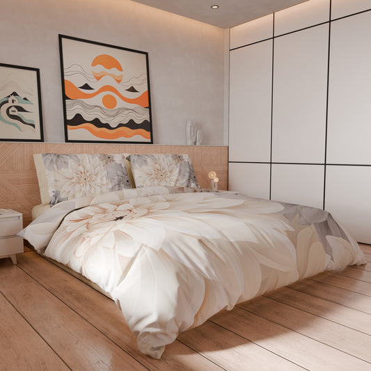 Housse de couette double, simple, une place et demie, florale F25