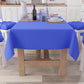 Cotton Tablecloth, Electric Blue Plain Tablecloth