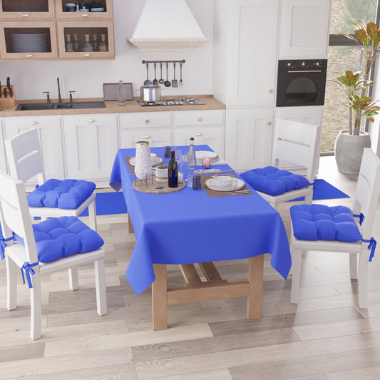 Tappeto Cucina Passatoia Cucina Tinta Unita Blu Elettrico