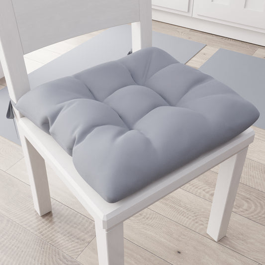 Kitchen Chair Cushions, Chair Cushions 6 Pieces Grey