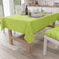 Cotton Tablecloth, Plain Light Green Tablecloth