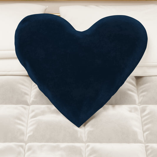 Cuscino Arredo Cuore Blu