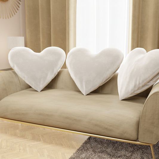 Coussin Décoratif Cœur Lait