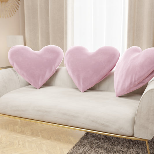 Coussin Décoratif Cœur Rose