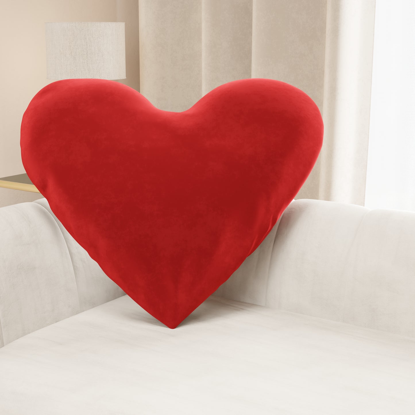 Cuscino Arredo Cuore Rosso