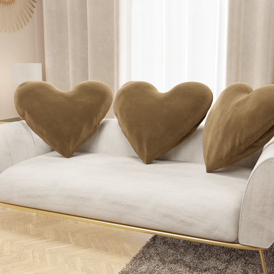 Coussin Décoratif Cœur Tourterelle